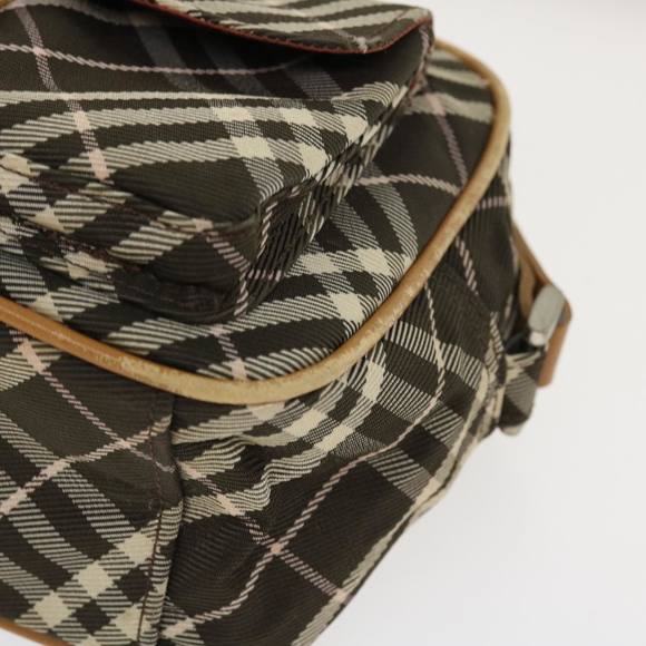 BURBERRY Nova Check Shoulder Bag Nylon Black Auth 39654 - Picture 14 of 16